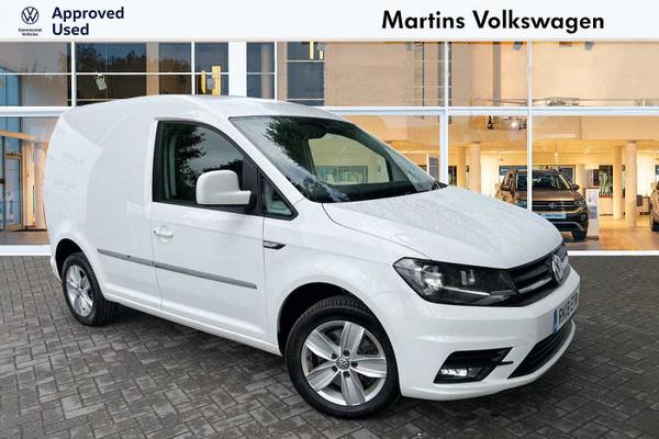 Used 2018 Volkswagen Caddy C20 Panel van Highline SWB EU6 150 PS 2.0 TDI BMT 6sp Manual  **Sat Nav** at Martins Group