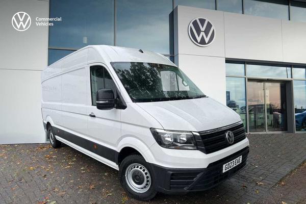 Used 2023 Volkswagen Crafter CR35 Panel van Trendline LWB 140 PS 2.0 TDI 6sp Manual FWD *Business Pack* Candy White at Martins Group