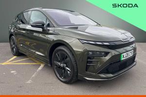 Used 2026 Skoda Enyaq 250kW vRS 84kWh 4x4 5dr Auto Olive Green