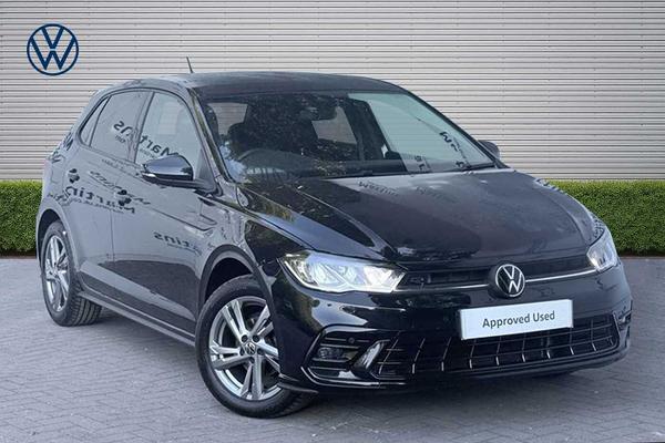Used 2022 Volkswagen Polo 1.0 TSI R-Line 5dr DSG Deep Black at Martins Group