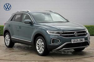 Used 2025 Volkswagen T-roc 1.5 TSI Style 5dr Petrol Blue