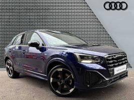 Used 2024 Audi Q2 Black Edition 35 TFSI  150 PS S tronic Navarra Blue Metallic