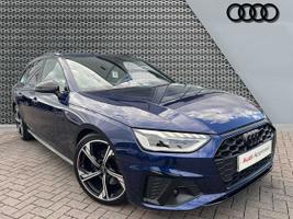 Used 2022 Audi A4 Avant Black Edition 35 TFSI  150 PS S tronic Navarra Blue Metallic