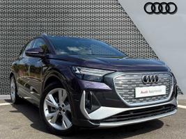 Used 2025 Audi Q4 E-tron Q4  S line 45 e-tron quattro 210,00 kW Aurora violet, metallic