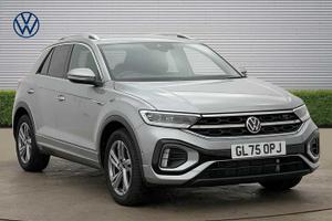 Used 2025 Volkswagen T-roc 1.5 TSI R-Line 5dr Pyrite Silver