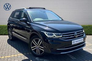 Used 2022 Volkswagen Tiguan 1.5 TSI 150 Elegance 5dr DSG Deep Black