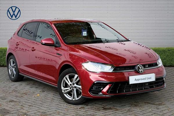 Used 2023 Volkswagen Polo 1.0 TSI 110 R-Line 5dr DSG Kings Red at Martins Group