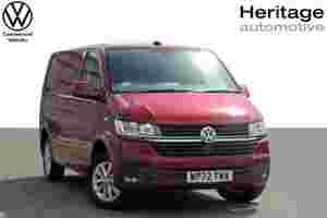 Used 2022 Volkswagen Transporter 2.0TDI 150ps T28 Highline SWB DSG +IDEAL CONVERSION VEHICLE Fortana Red