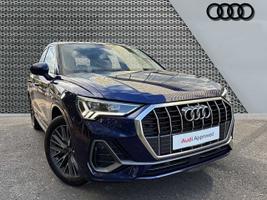 Used 2024 Audi Q3 S line 35 TFSI  150 PS S tronic Navarra Blue Metallic