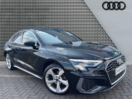 Used 2024 Audi A3 Saloon S line 35 TFSI  150 PS S tronic Mythos black, metallic
