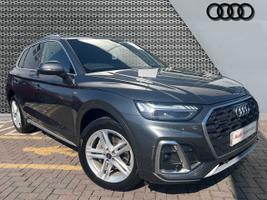 Used 2024 Audi Q5 S line 40 TDI quattro 204 PS S tronic Daytona Grey Pearl Effect