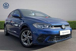 Used 2023 Volkswagen Polo 1.0 TSI R-Line 5dr Reef blue