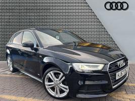 Used 2017 Audi A3 Sportback S line 2.0 TFSI quattro 190 PS S tronic Brilliant Black