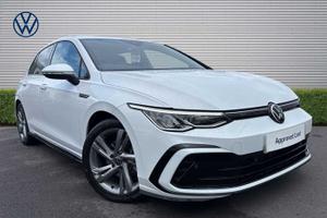 Used 2021 Volkswagen Golf 1.5 TSI R-Line 5dr Pure white