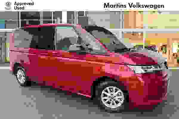 Used 2024 Volkswagen Multivan Life Standard 150 PS 2.0 TDI 7-Speed DSG **Nav, Electric Doors & Towbar** Fontana Red at Martins Group