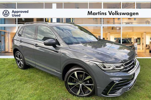 Used 2021 Volkswagen Tiguan 1.5 TSI (150ps) R-Line EVO DSG **VIENNA LEATHER HEATED MEMORY SEATS** at Martins Group