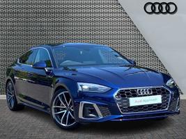 Used 2024 Audi A5 Sportback S line 40 TFSI  204 PS S tronic Navarra Blue Metallic