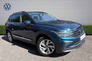 Used 2021 Volkswagen Tiguan 1.5 TSI 150 Life 5dr Nightshade Blue