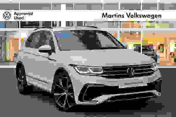 Used 2021 Volkswagen Tiguan 2.0 TDI (150PS) R-Line SCR 4Motion DSG Pure White at Martins Group