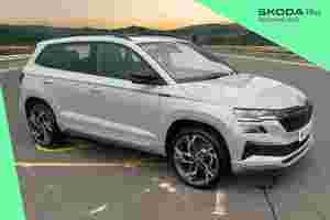 Used 2025 Skoda Karoq SUV 1.5 TSI (150ps) SportLine ACT DSG Meteor Grey