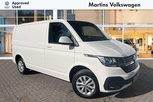 Used 2023 Volkswagen Transporter T30 Panel van Highline SWB 150 PS 2.0 TDI 7sp DSG *Heated Seats* Candy White at Martins Group