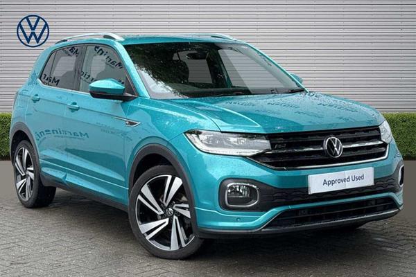 Used 2021 Volkswagen T-cross 1.0 TSI 110 R-Line 5dr DSG Makena Turquoise at Martins Group