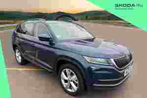 Used 2021 Skoda Kodiaq 1.5 TSI (150ps) SE L (7 seats) ACT DSG SUV Petrol Blue