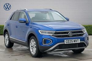 Used 2025 Volkswagen T-roc 1.5 TSI Style 5dr Ravenna Blue