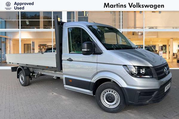 Used 2024 Volkswagen Crafter CR35 Single cab Dropside LWB 140 PS 2.0 TDI 6sp Manual FWD *Business Pack* at Martins Group