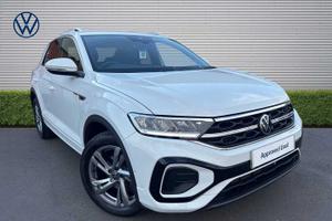 Used 2023 Volkswagen T-roc 1.5 TSI R-Line 5dr Pure white