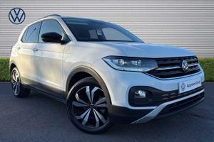 Used 2024 Volkswagen T-cross 1.0 TSI 110 Black Edition 5dr DSG Pure white