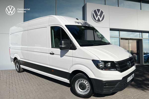 Used 2023 Volkswagen Crafter CR35 Panel van Trendline LWB 140 PS 2.0 TDI 6sp Manual FWD *Business Pack* Candy White at Martins Group