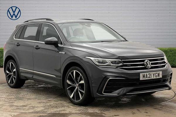 Used 2021 Volkswagen Tiguan 1.5 TSI 150 R-Line 5dr DSG Dolphin Grey at Martins Group