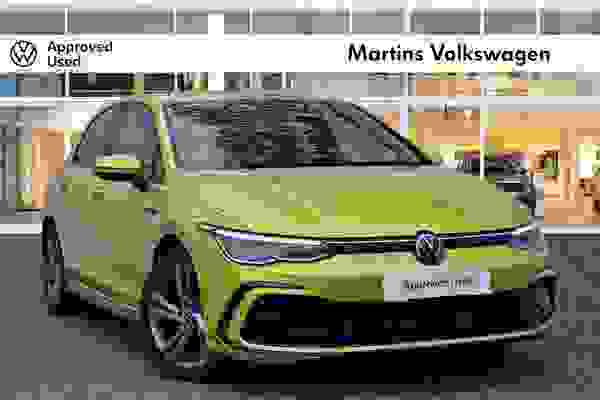 Used 2024 Volkswagen Golf MK8 Hatchback 5Dr 1.5 eTSI 150 R-Line EVo DSG Lime Yellow at Martins Group