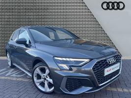 Used 2023 Audi A3 Sportback S line 35 TFSI  150 PS S tronic Daytona Grey Pearl Effect