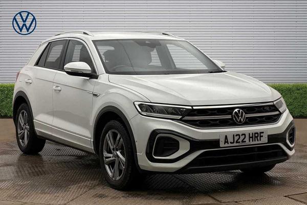 Used 2022 Volkswagen T-roc 1.5 TSI R-Line 5dr DSG Pure White at Martins Group