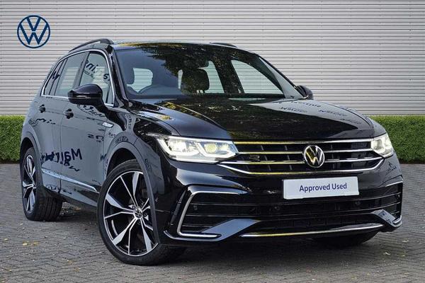 Used 2022 Volkswagen Tiguan 2.0 TDI R-Line 5dr DSG Deep Black at Martins Group