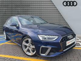 Used 2021 Audi A4 S line 35 TFSI  150 PS S tronic Navarra Blue Metallic