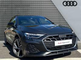 Used 2025 Audi A3 Sportback Black Edition TFSI  150 PS S tronic Daytona Grey Pearl Effect