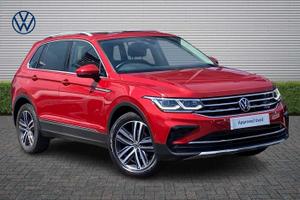 Used 2022 Volkswagen Tiguan 1.5 TSI 150 Elegance 5dr DSG Red