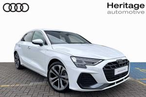 Used 2025 Audi A3 Sportback S line TFSI  150 PS S tronic Arkona white, solid