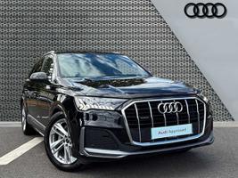 Used 2023 Audi Q7 MY23.5 S line 50 TDI quattro 286 PS tiptronic Mythos black, metallic