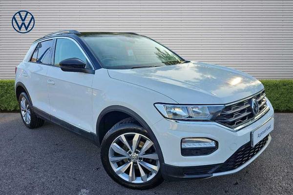Used 2020 Volkswagen T-roc 1.0 TSI Design 5dr Pure white at Martins Group