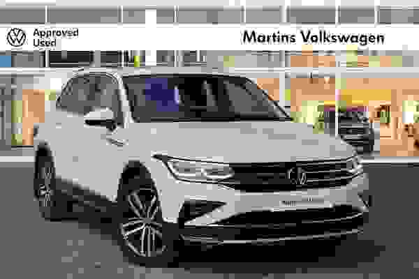 Used 2021 Volkswagen Tiguan 2.0 TDI (150ps) Elegance SCR 4Motion DSG Pure White at Martins Group