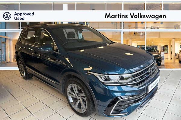 Used 2023 Volkswagen Tiguan 1.5 TSI 150 R-Line Edition 5dr DSG Nightshade Blue at Martins Group