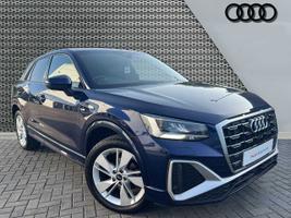 Used 2024 Audi Q2 S line 35 TFSI  150 PS 6-speed Navarra Blue Metallic