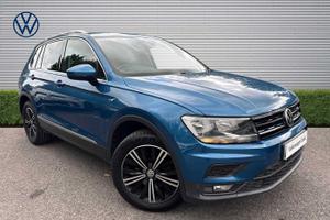 Used 2017 Volkswagen Tiguan 2.0 TDi 150 4Motion SE Nav 5dr Caribbean Blue