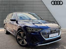 Used 2022 Audi e-tron S line 55 quattro 300,00 kW Navarra Blue Metallic