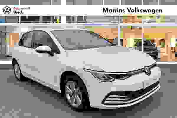 Used 2020 Volkswagen Golf MK8 Hatchback 5-Dr 1.5 TSI (130ps) Life EVO Pure white at Martins Group