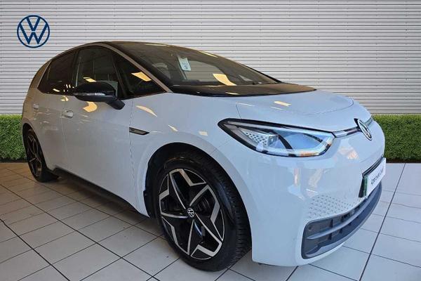 Used 2020 Volkswagen ID.3 150kW 1ST Edition Pro Power 58kWh 5dr Auto Glacier White at Martins Group